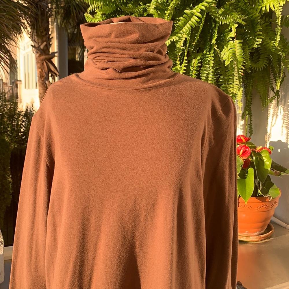Women’s turtleneck 3x. Functional pocket. Soft. Nice stretch.good fabric.